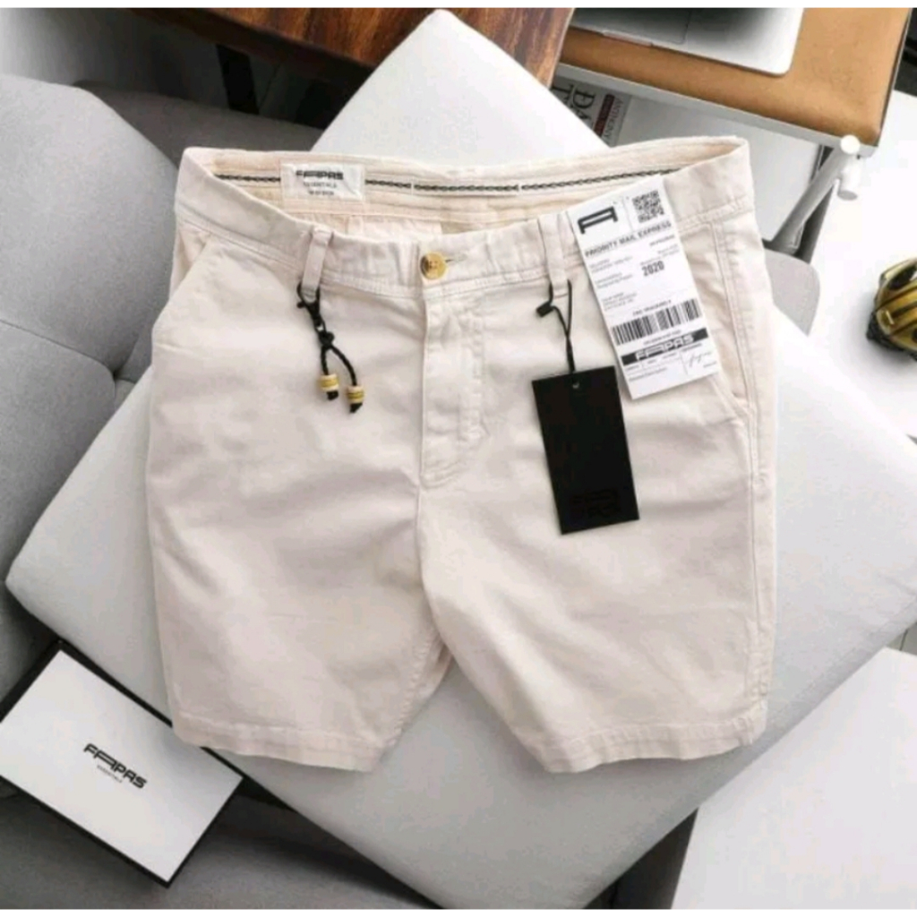 Celana Pendek Chino Pria Catton Stretch Slim Fit size 28-39 Premium/Celana Pendek Pria Murah
