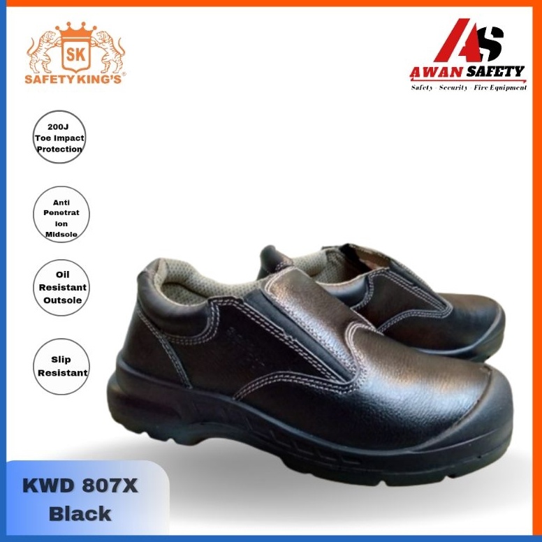 Koleksi Terbaru SEPATU SAFETY KINGS KWD 87X Original  Sepatu Kerja Safety Pria Kulit Asli Ujung Besi