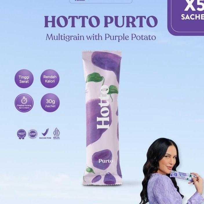 

MEGA SALE 5 SACHET Hotto Purto Multigrain with Purple Potato