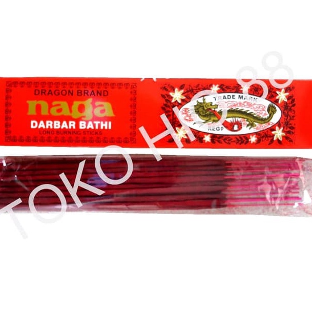 C6369 Hio Dupa India Basah Merah Naga Darbar Bathi Incense Sticks Aromateraphy Premium