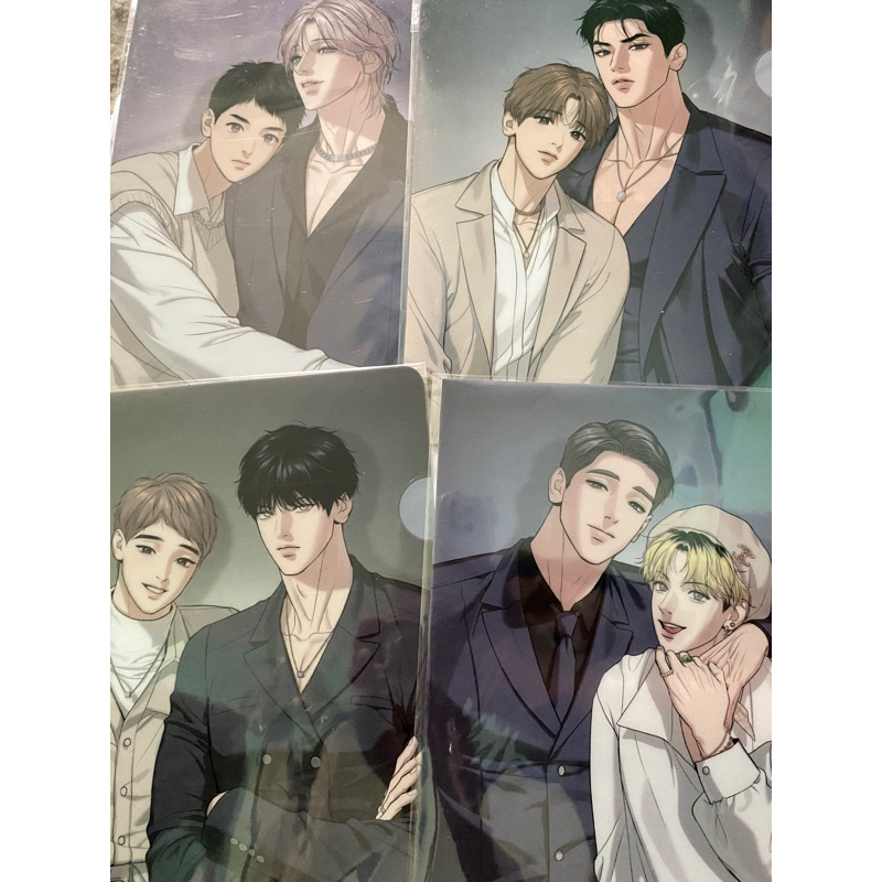 LEZHIN MINGWA POP UP CLEAR FILE JINX BJ ALEX WITHOUT PHOTOCARD