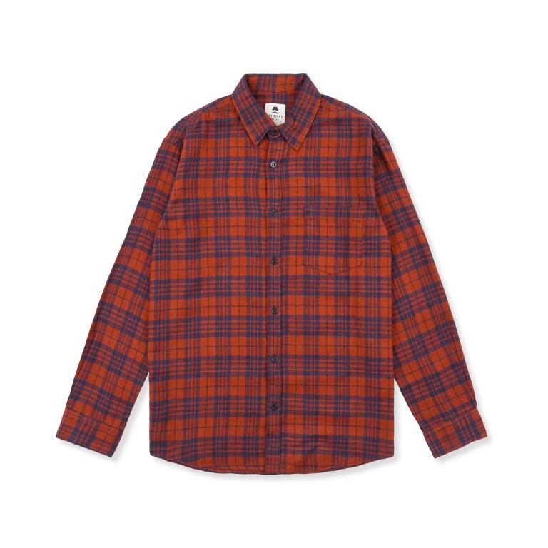 Hommes Apparel FS083 Trent Red Flannel Shirt