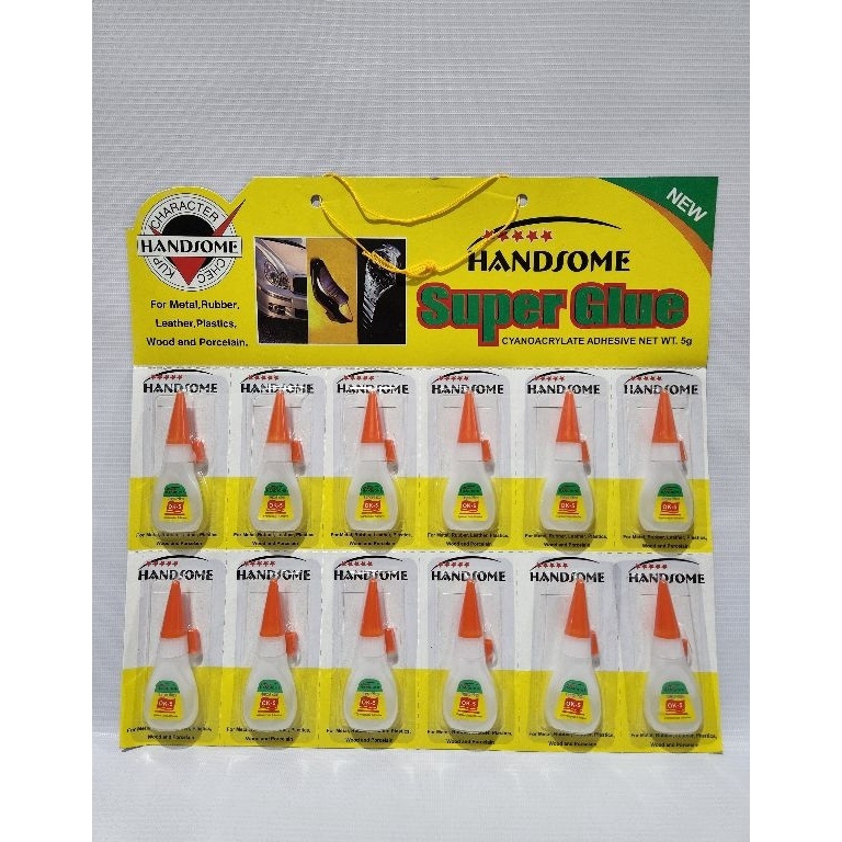

JGL518 DISKON LEM SUPER GLUE HANDSOME BOTOL 12 PCS