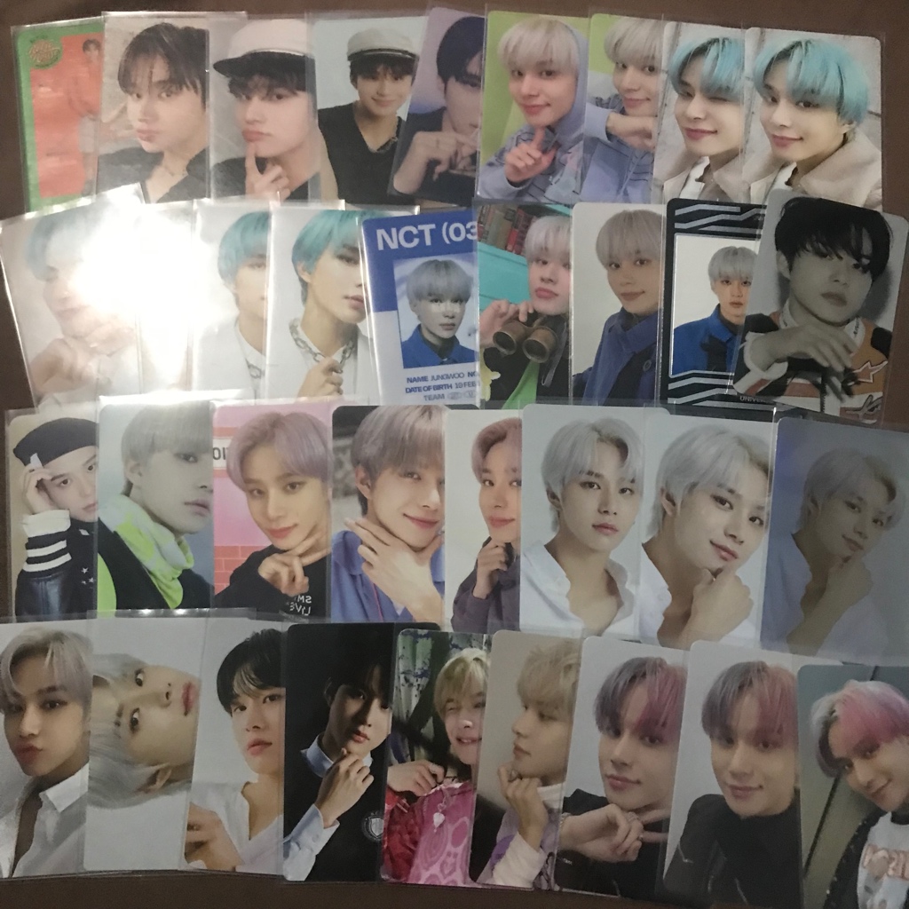 OFFICIAL PC PHOTOCARD JUNGWOO NCT 127 UNIVERSE UC STICKER STICKY SEOUL CITY TEROPONG SG22 SEASONS GR