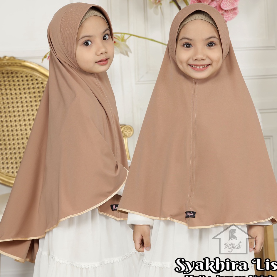 PALING AMPUH Kerudung Instan Anak Syakhira List By Nayla Hijab Jilbab Anak Jersey Airis Termurah Rum