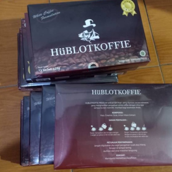 

XG34448 Koffie Hublot eceran isi 3 sachet