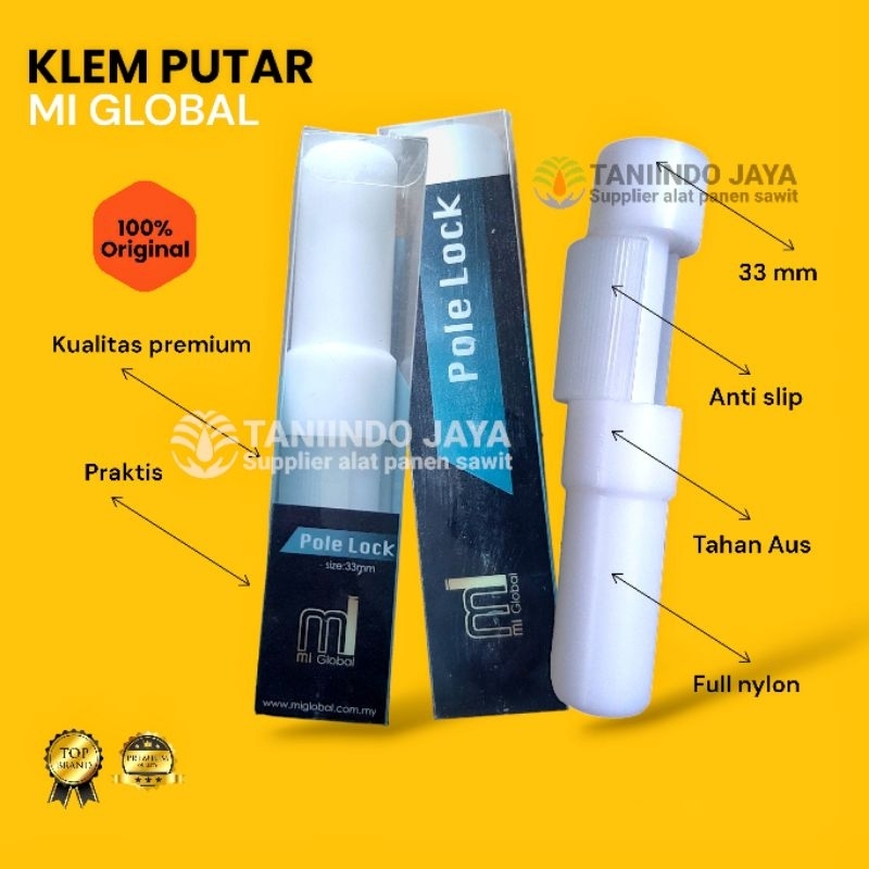 klem putar pipa egrek sawit / MI global / made in malaysia