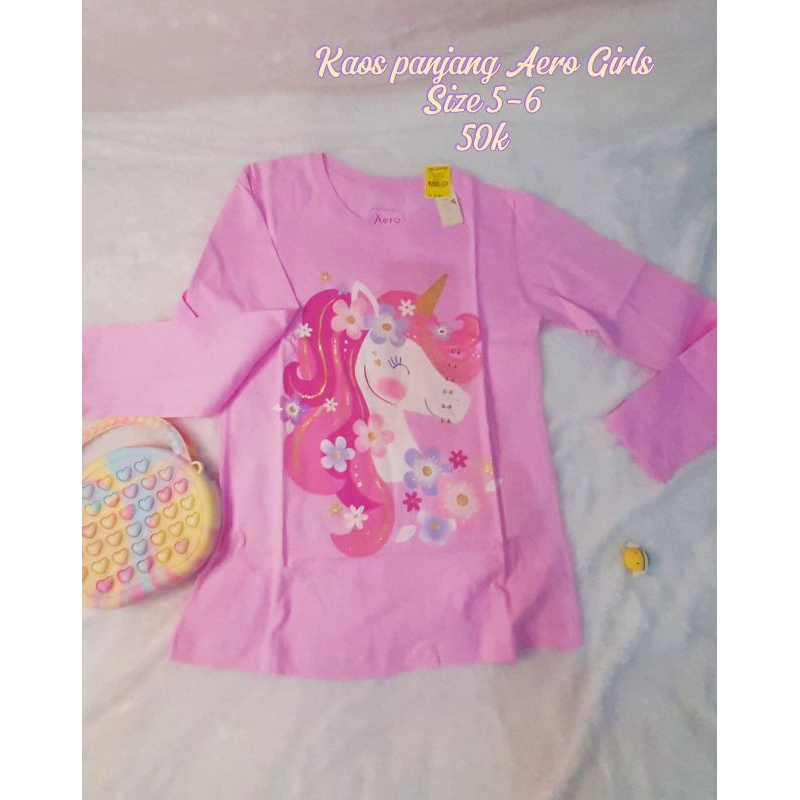 kaos anak perempuan Aero girls