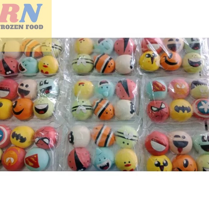 

READY STOK Bakpao karakter isi 6