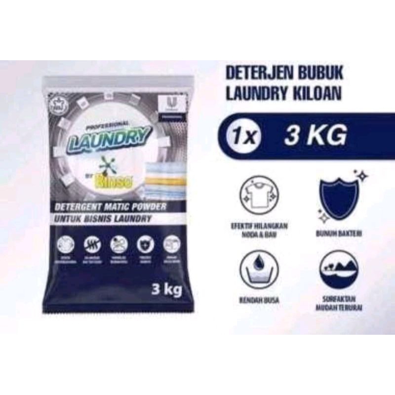 Rinso bubuk matic kemasan 3KG