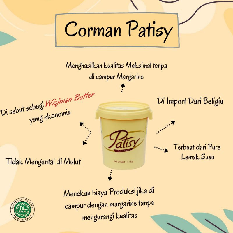 

PATISY CORMAN 250gr✨