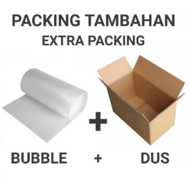 

Extra packing Kardus & Bubble wrap untuk melindungi barang dari kerusakan dalam proses pengiriman !!!