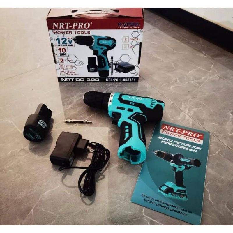 Bor Ces cordless nrt pro 320 dc batrai 1 NRT - PRO