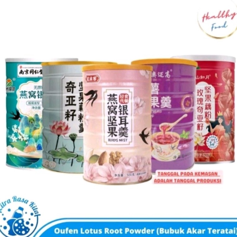 

VES941 Penjualan TerbaikCOD HALALOufen Lotus Root Powder Bubuk Akar Teratai Makanan DIET Healthy FOOD