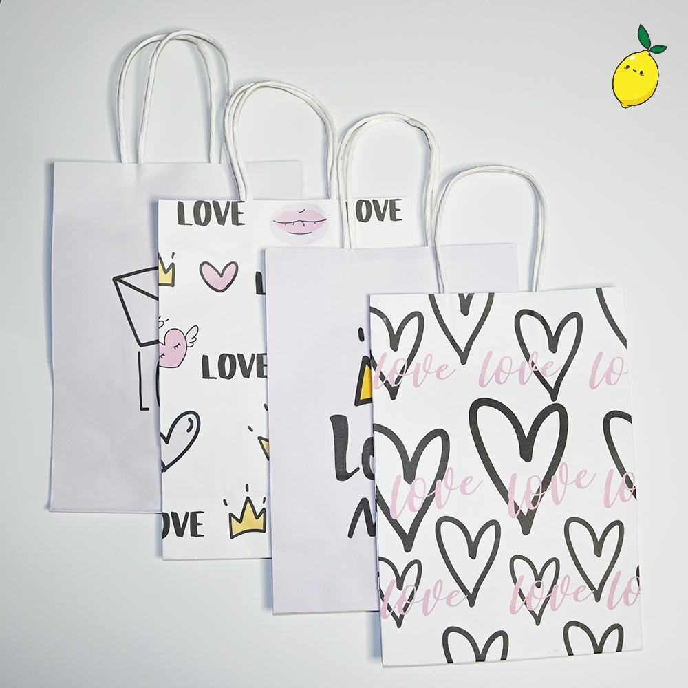 

Paper Bag / Tas Kertas Motif Love Small ND253