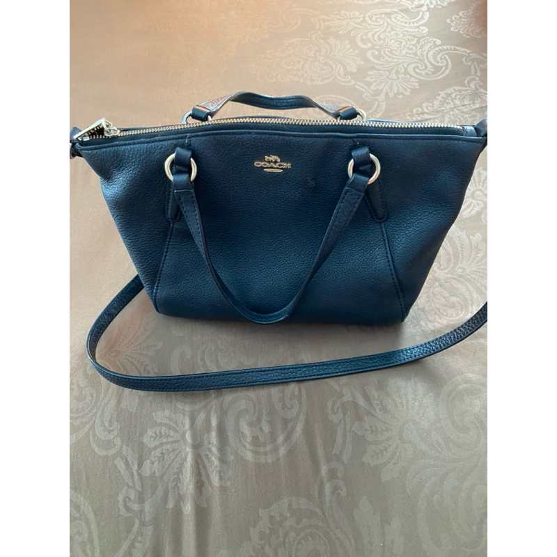 Coach mini kelsey black preloved