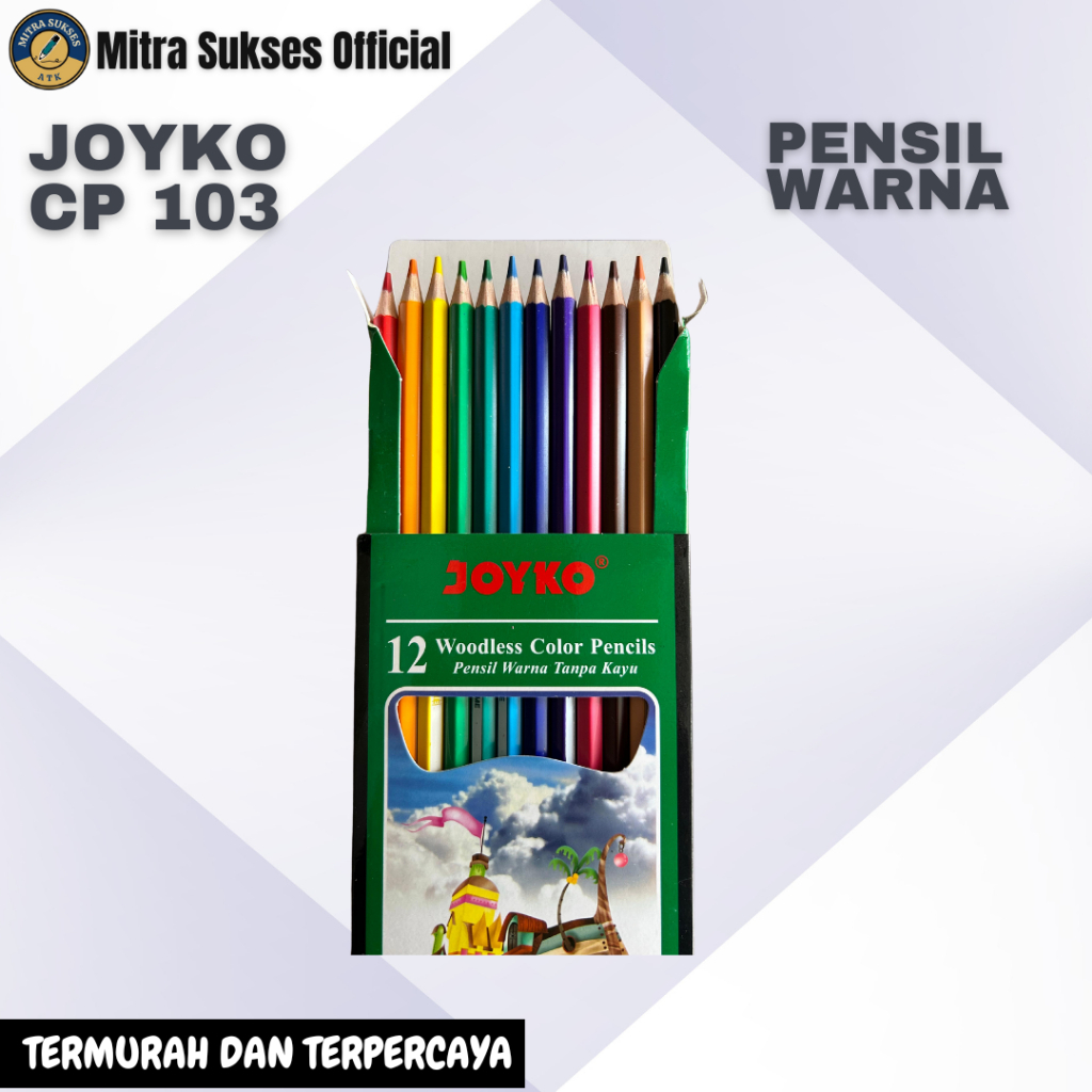 

PENSIL WARNA JOYKO PANJANG 12 WARNA CP 103