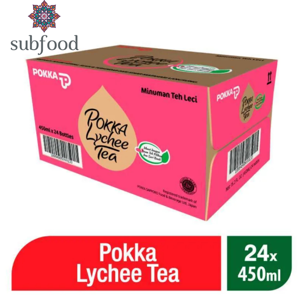 

Pokka Lychee Tea 450 ml 1 DUS Teh Leci