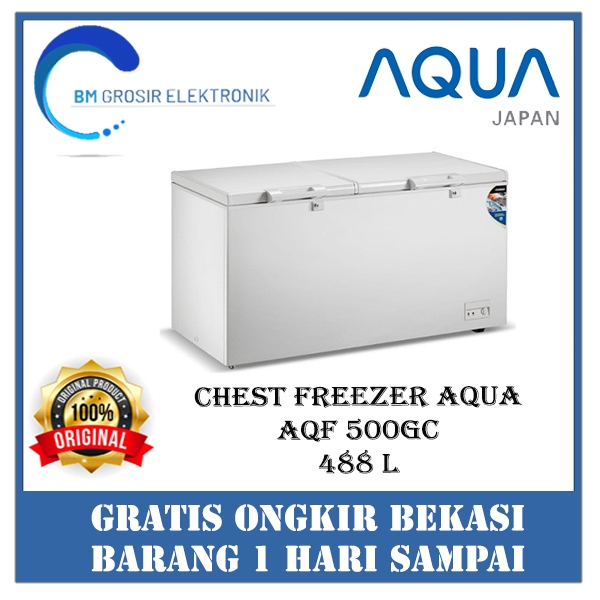 AQUA CHEST FREEZER AQF 500GC 488 LITER