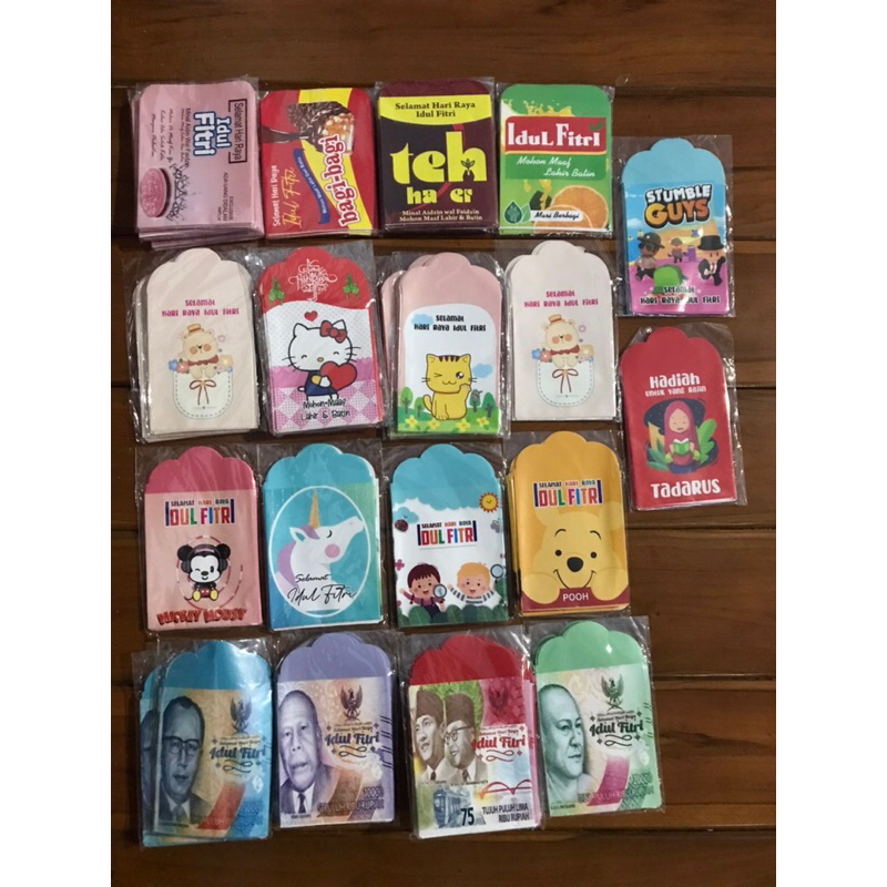 

Amplop lebaran Medium sudah dilem isi 10pcs harga per pcs
