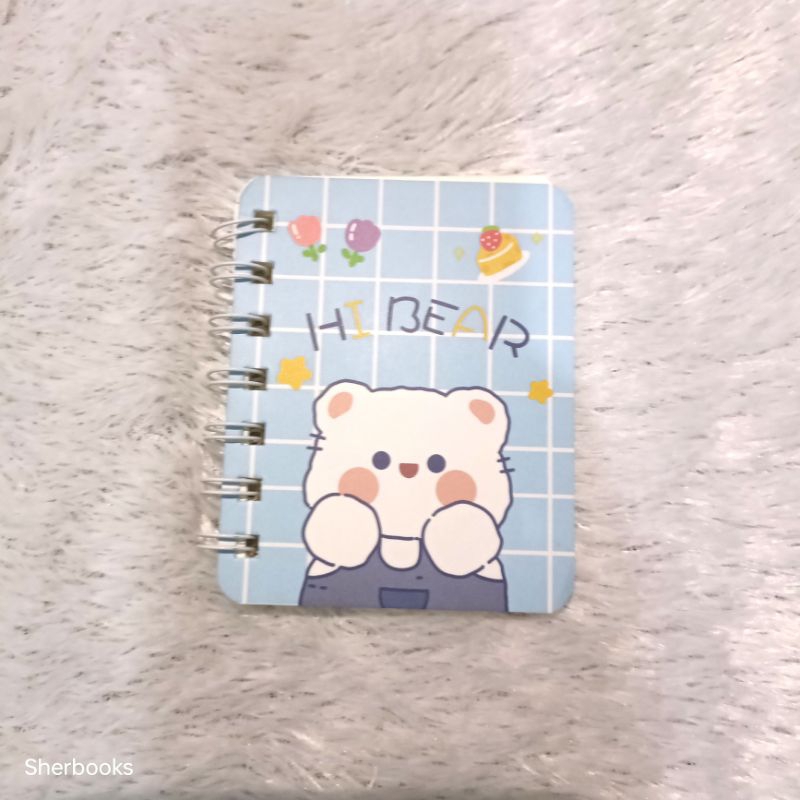 

Mini Notebook Cute (Blue, Yellow, Peach, Pink)