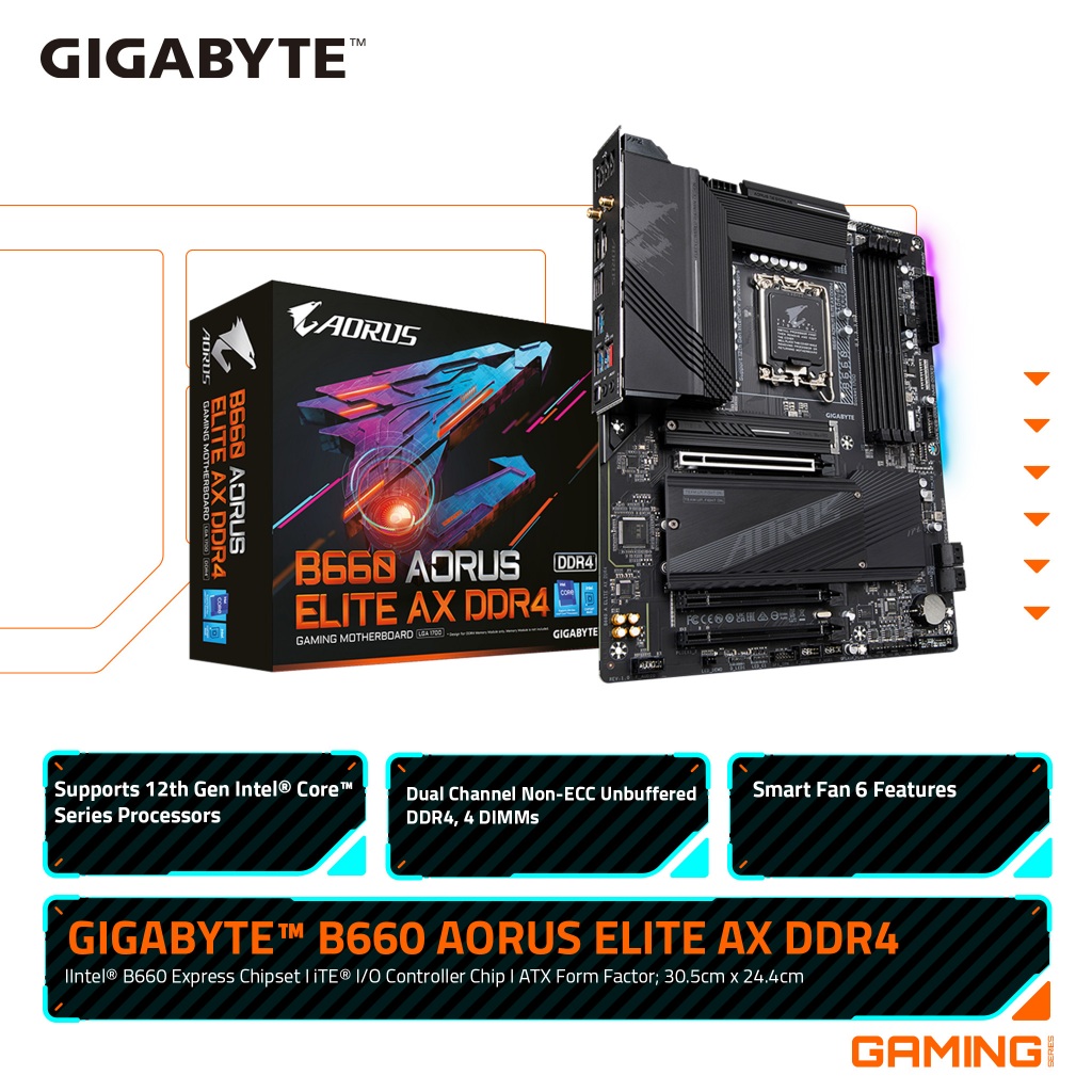 Gigabyte B660 AORUS ELITE AX DDR4