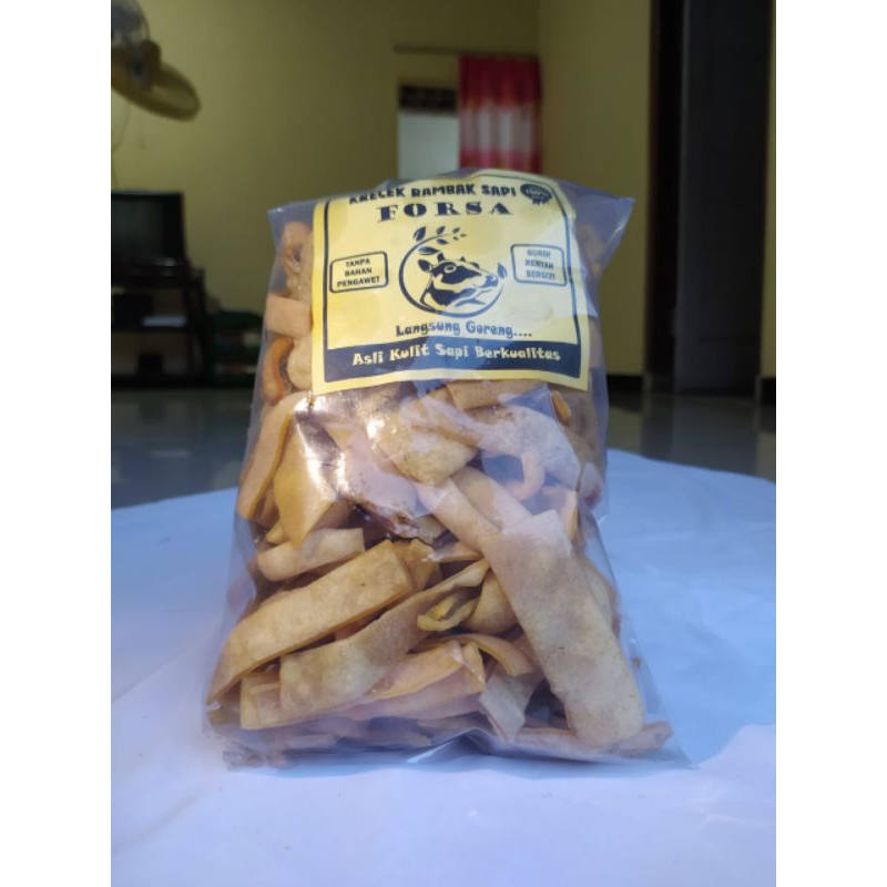 

krecek rambak kulit sapi varian stik lebar