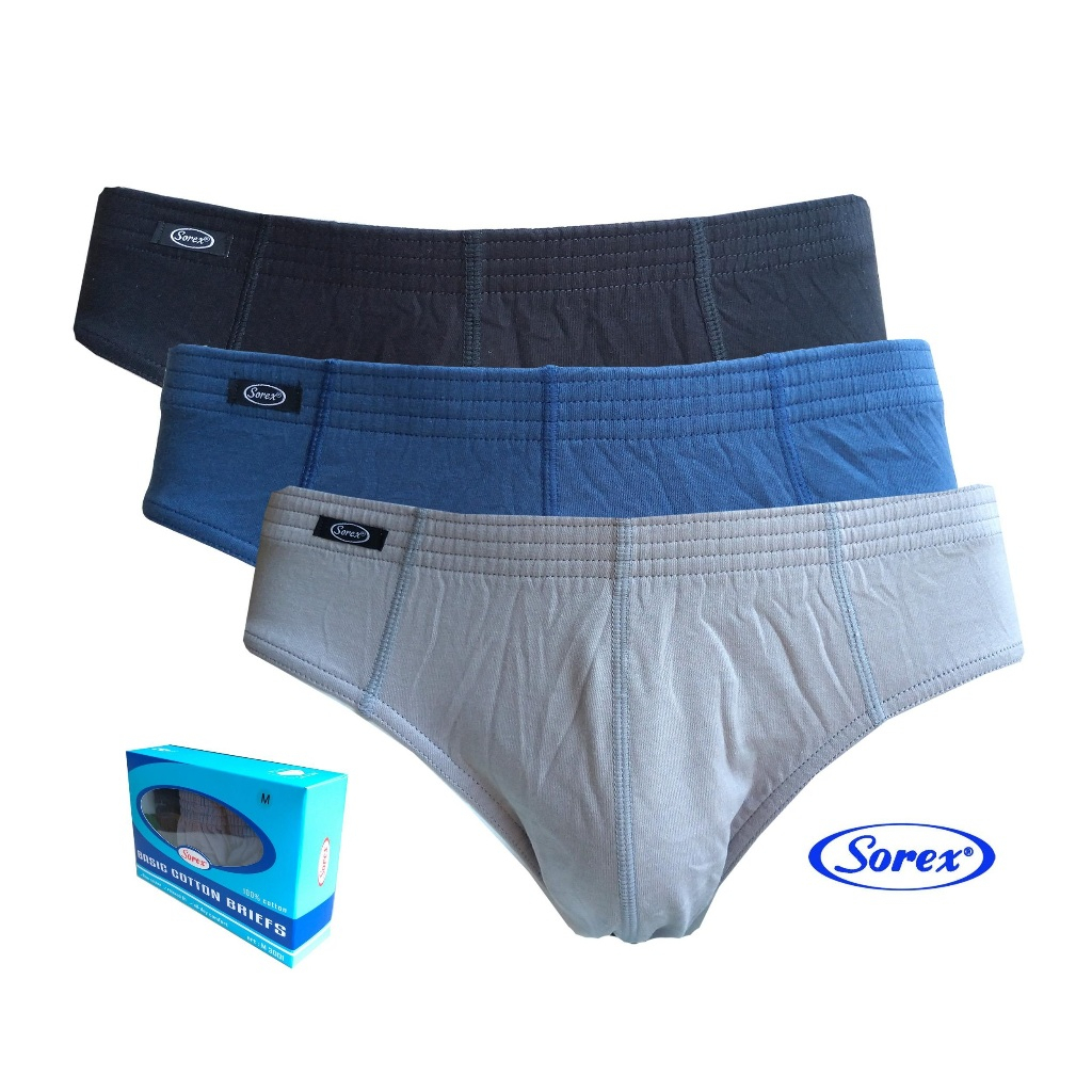 Celana dalam pria dewasa sorex m 3001 isi 3 pcs
