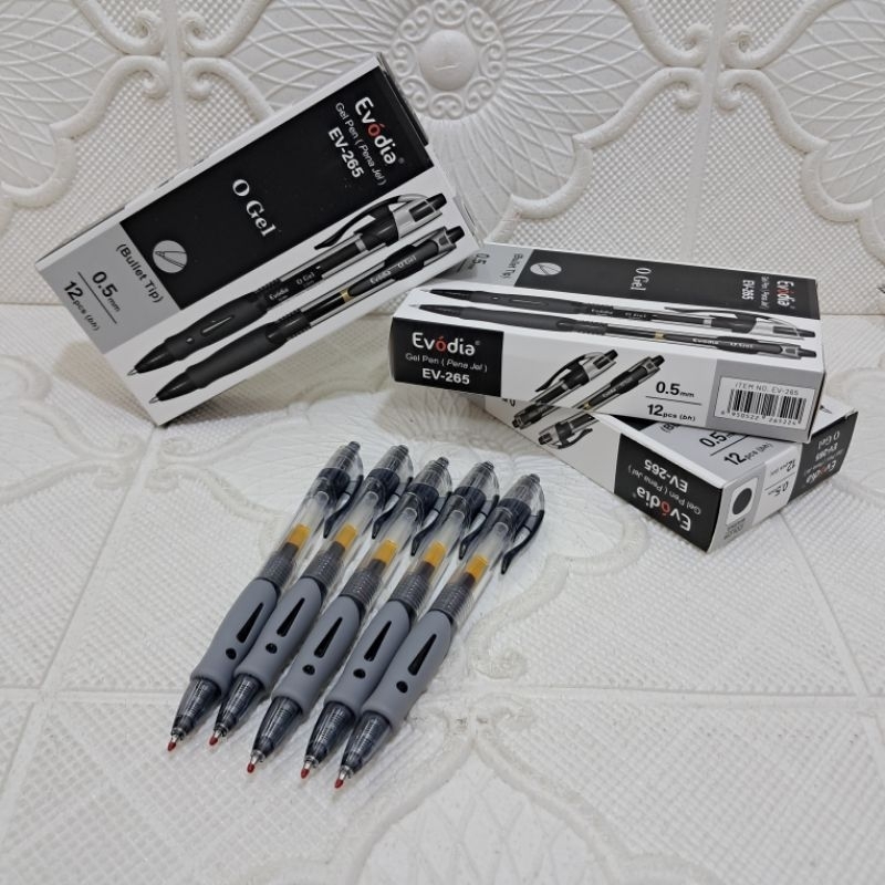 

[ 12pcs ] PULPEN O-GEL KLIK EVODIA 0.5mm
