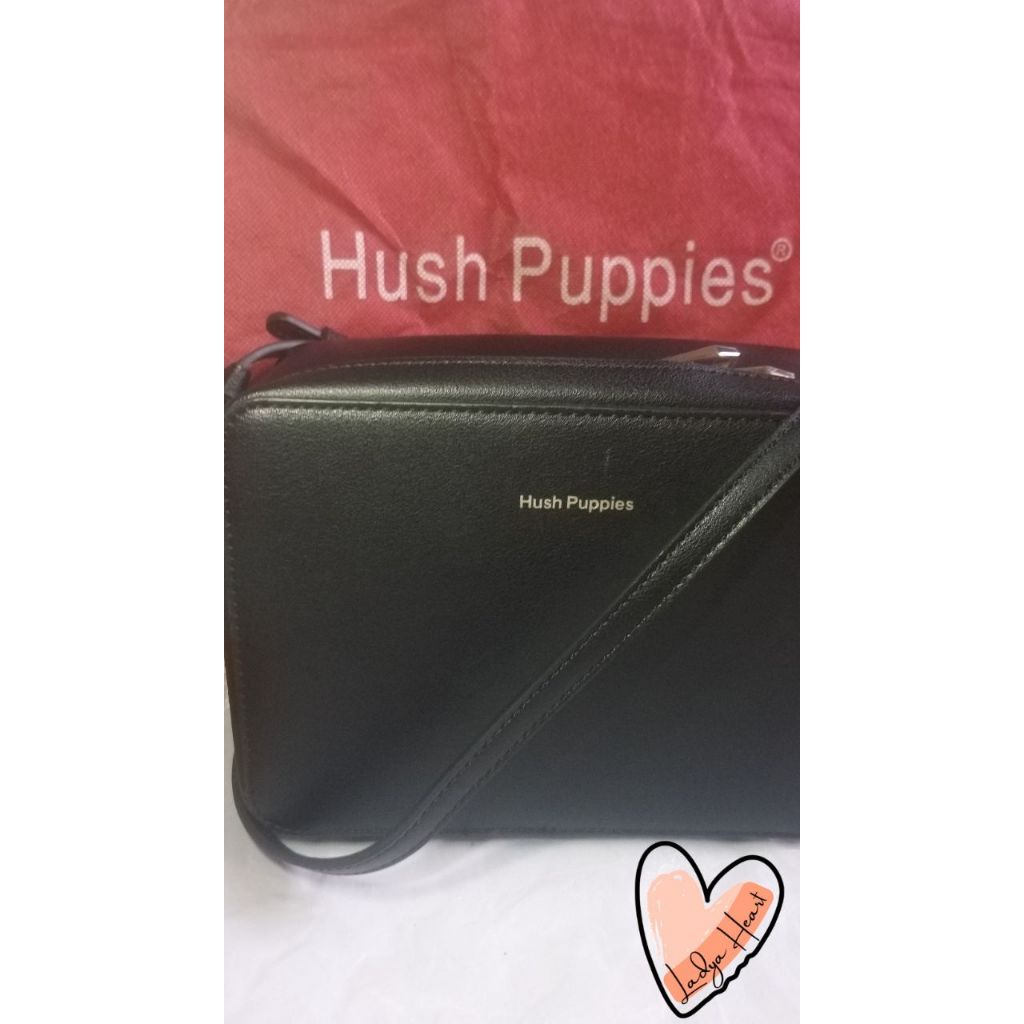 [Preloved] Tas Wanita Hush Puppies Brighton Sling (M) - Black