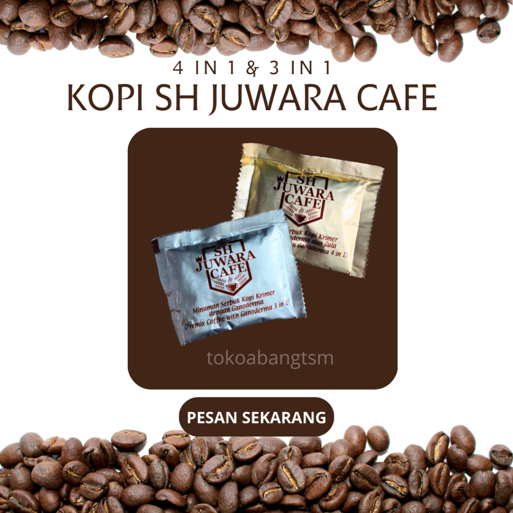 

Kopi SH Juwara kopi kesehatan | anti kanker | antioksidan (sachet)