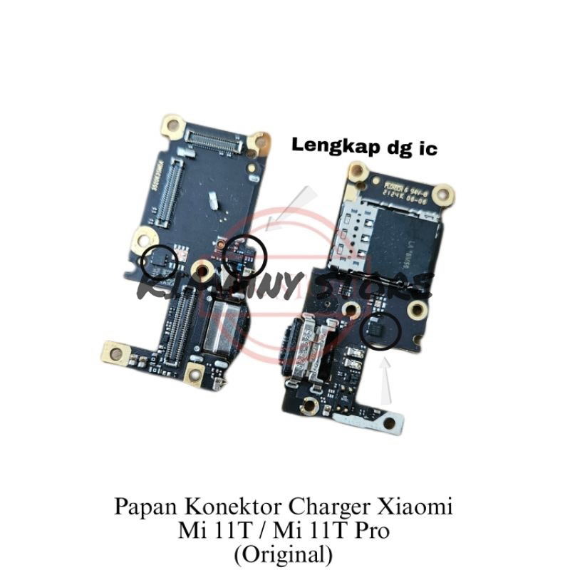 Papan Cas Konektor Charger PCB Xiaomi Mi 11T Mi11t / Mi11t  MI11T Pro