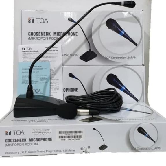 MIC MEJA PODIUM TOA ZM 380 AS MICROPHONE TOA ZM 380AS ZM380AS ORIGINAL TOA