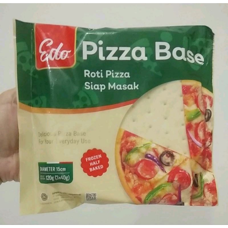 

Edo Pizza Base 120gr isi 3 pcs