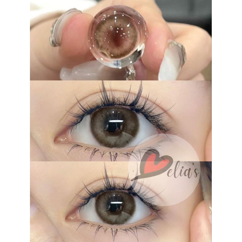 Softlens Brown Lembut Motiv Kece Diameter 14.5 mm | Softlens Daily | Softlens Natural Banget | Softl