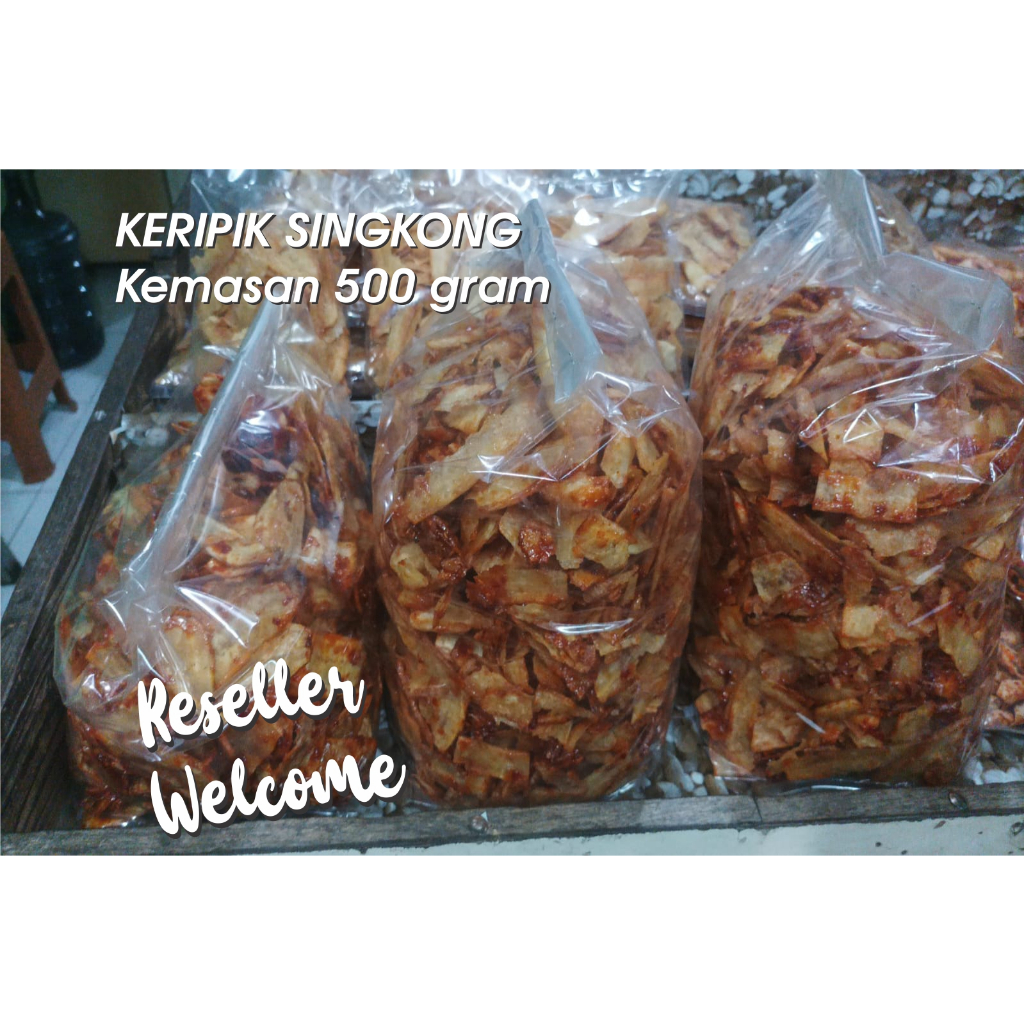 

Keripik Singkong dan Pisang Balado Gurih Sengkehe kemasan 500 gram