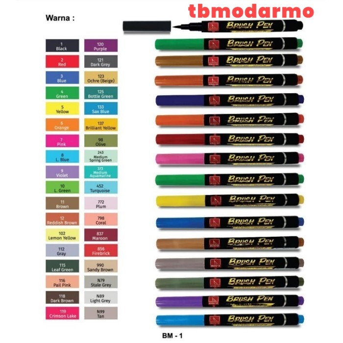 

TBMO SNOWMAN BRUSH PEN BM-1 --