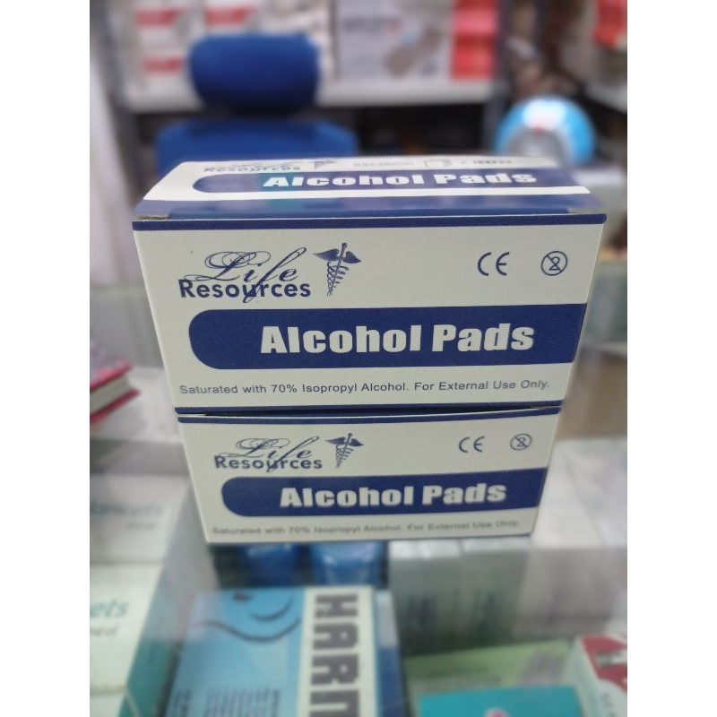 Alcohol pads Resources isi 100 pcs 2 ply