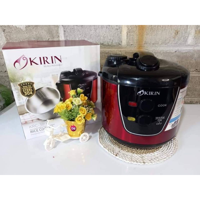 Mejikom Kirin KRC 389 SS . Panci Stenlis Kapasitas 2Liter