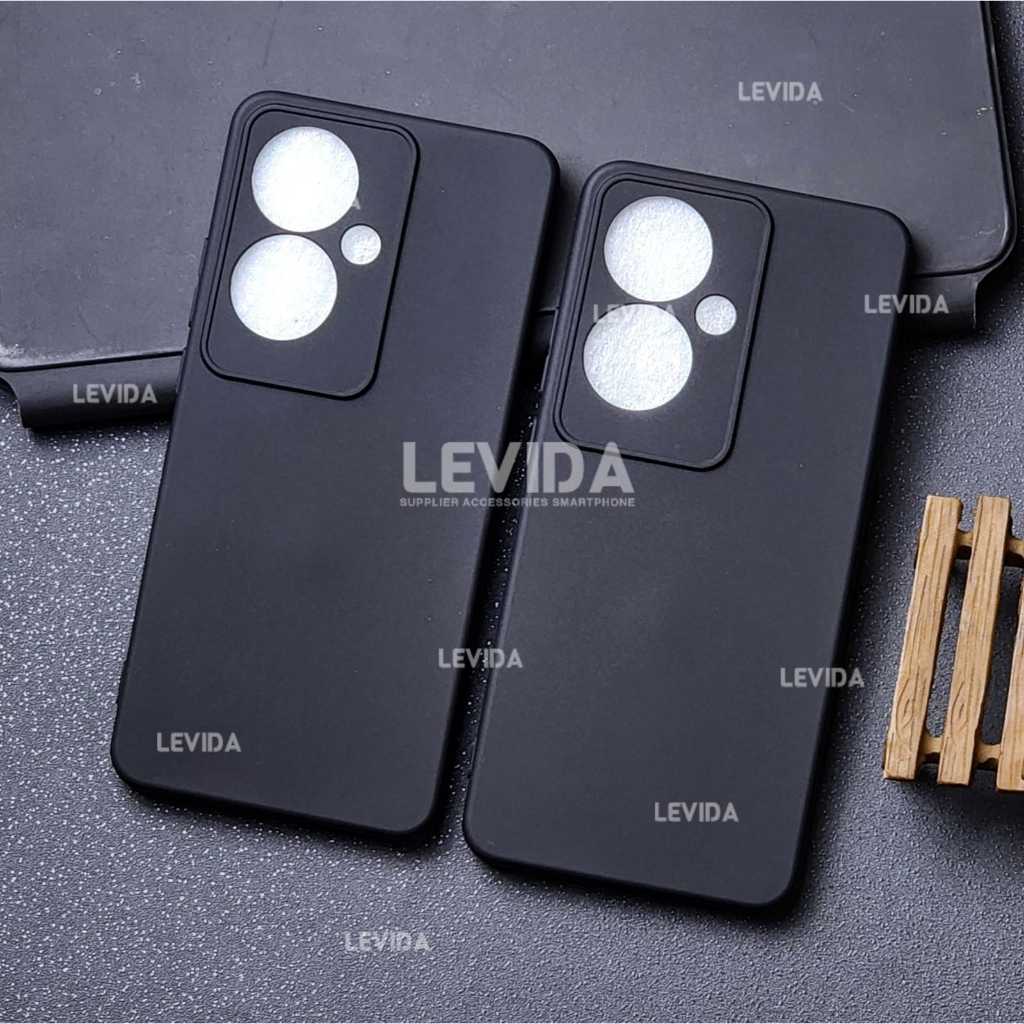 Oppo Reno 11F Softcase Macaron Square Black / Case Square Black Edge Case Oppo Reno 11F