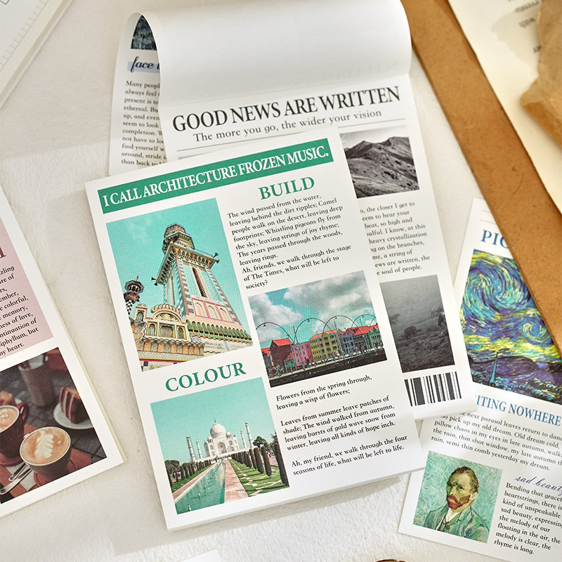 

[B593] Buku Bahan Busa Pagi Catatan Seri Laut Dalam Gaya Sastra DIY Buku Pegangan Dekorasi Bahan Dasar Kolase 4 Gaya