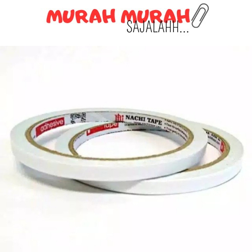 

Isolasi Double Tape NACHI 6mm (1/4 Inch x 10 Yard)