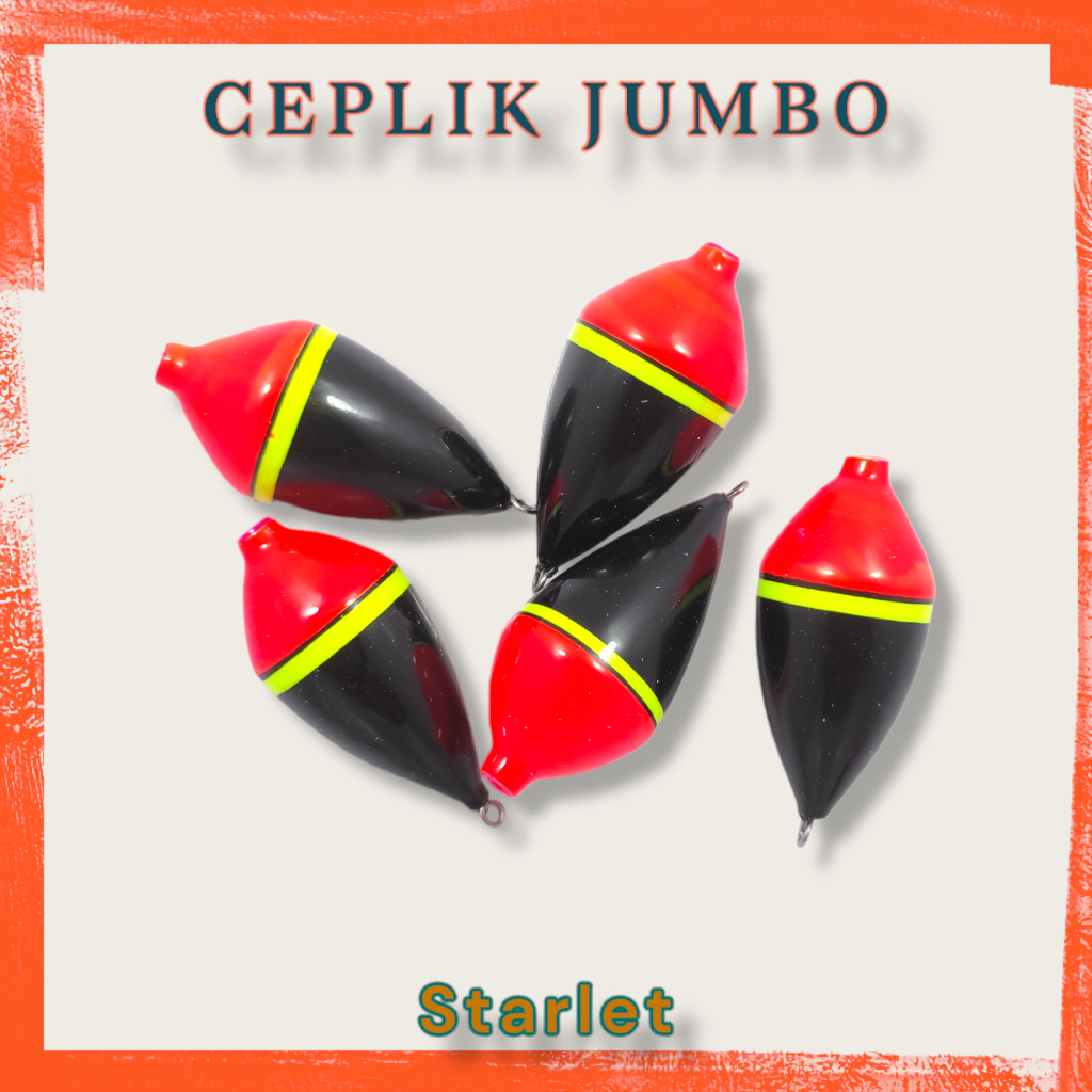 ACSX | APUNG-APUNG CEPLIK JUMBO STARLET ANTI BADAI KAMBANGAN PENGAPUNG PANCING KAMBANGAN PANCING | B