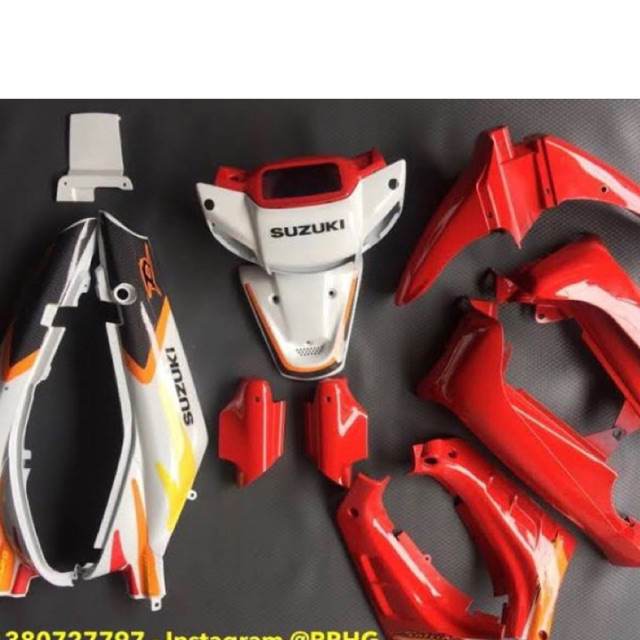 fullset satria lumba satria R satria kotak satria lumba merah putih