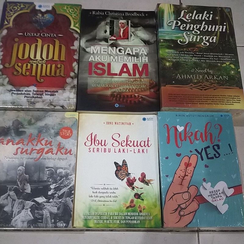 { ORIGINAL } Buku BACAAN ISLAMI / AGAMA ISLAM / ISLAM NABI / DAKWAH / SHOLAT / ZIKIR / PUASA /  ENJO