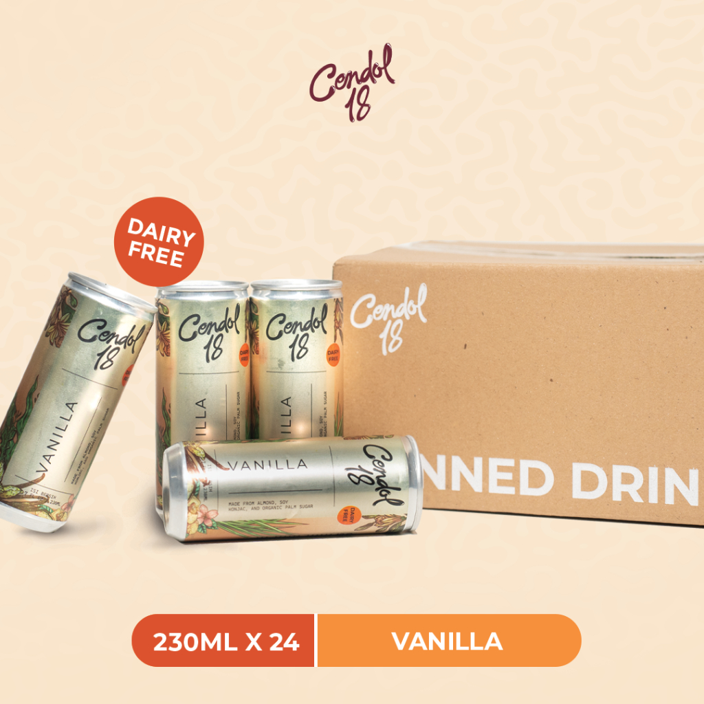 

(PARTY PACKAGE - BUNDLING 24 Pcs) Cendol 18 Kaleng 250ml - Varian Vanilla