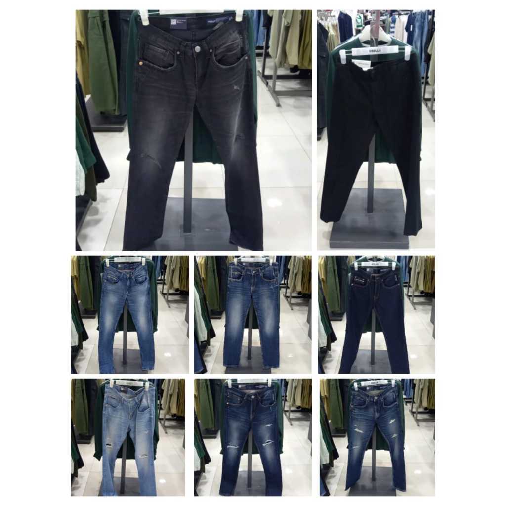 CELANA PANJANG PRIA JEANS OSELLA MEN ORIGINAL SIZE 28-36