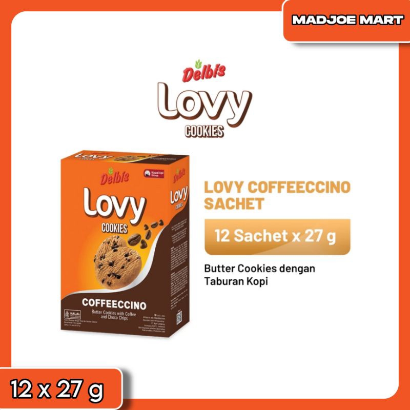 

LOVY Cookies Coffeeccino Dus (12 Sachet x 27 g)