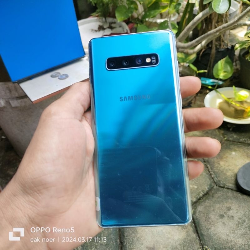 hp bekas Samsung galaxy s10 plus ram 8/128