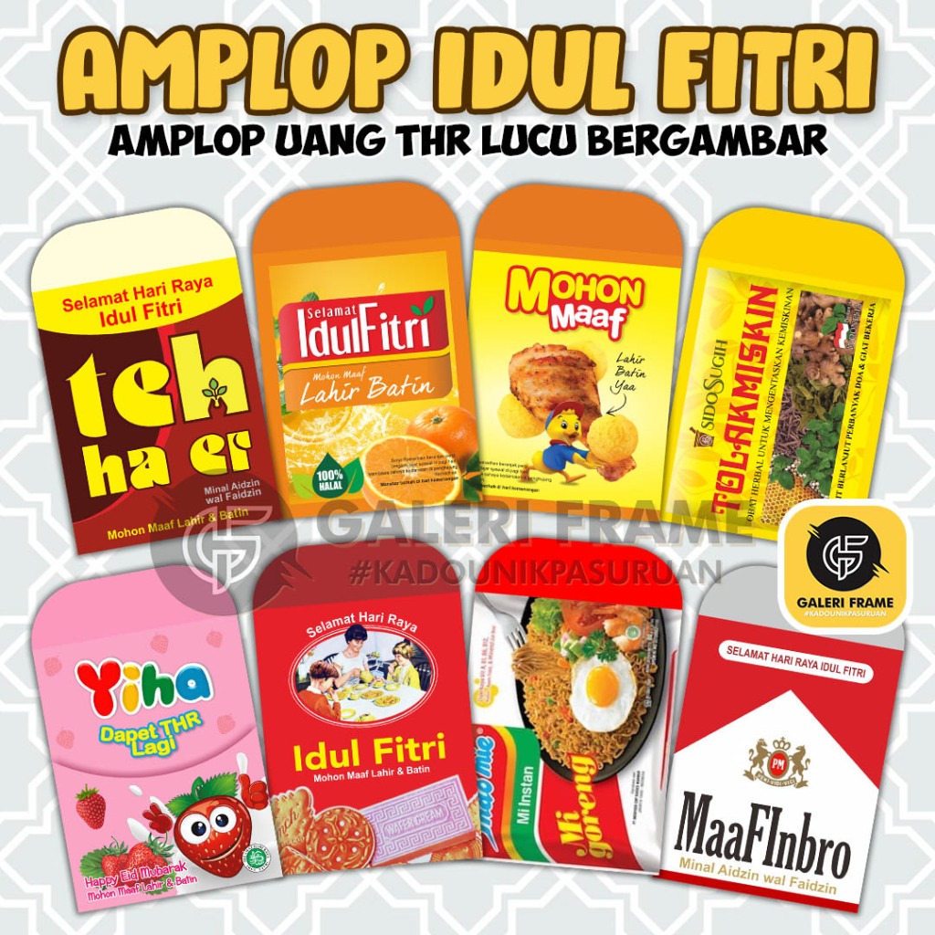 

AMPLOP IDUL FITRI | AMPLOP THR PRODUK LUCU KEREN | AMPLOP THR BERGAMBAR KEREN-KEREN UNTUK ANAK | ANGPAO HARI RAYA ANAK